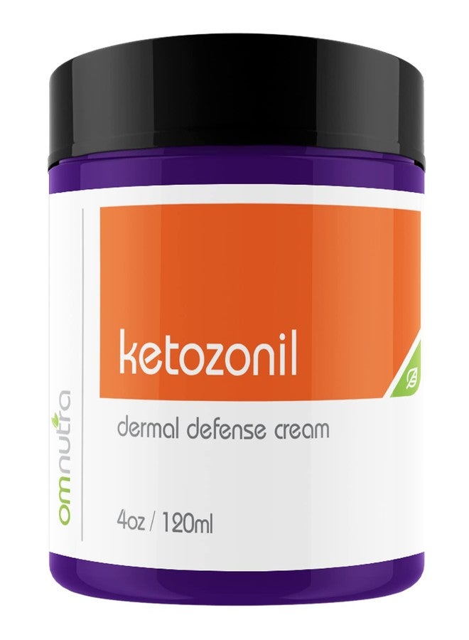 OmNutra Ketozonil Organic Based Dermal Defense Cream - 4OZ OTC Jock Itch Cream Athletes Foot Treatment - Image 1